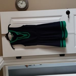 Hawthorn dress from stitch fix size medium navy and green